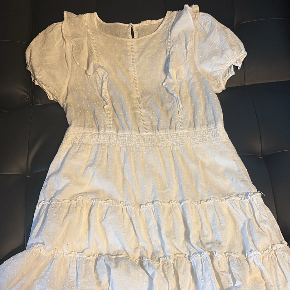 White sun dress